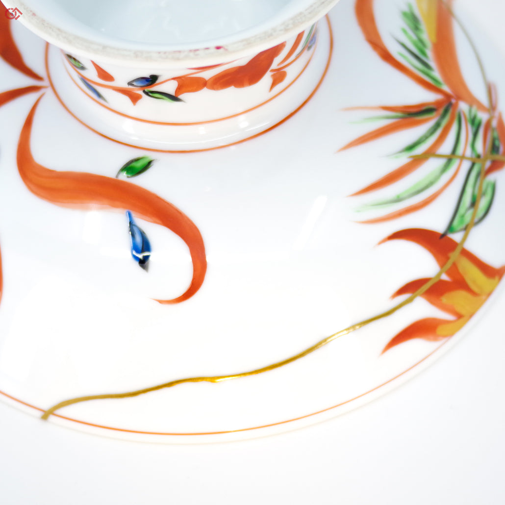 Enlarged view of authentic Kintsugi art