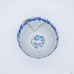 Authentic Kintsugi Cafe Cup, Sunflowers, Ko-Imari