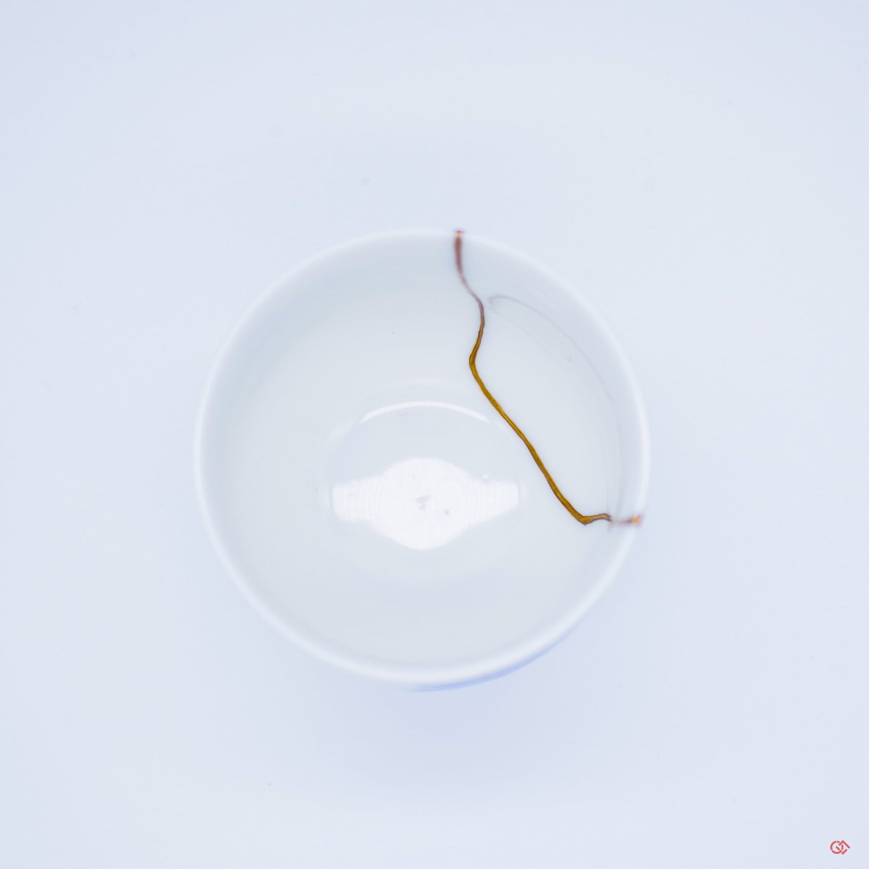 Authentic Kintsugi Sake Cup, Fruit pattern, Ko-Imari